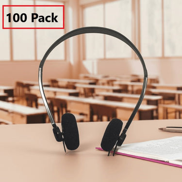 Bulk School On-Ear Headphones LH-06PS - 100 Pack